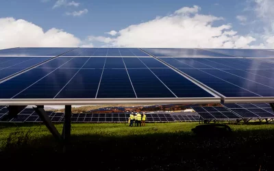 Avanzan las obras de la planta solar fotovoltaica de Fundão