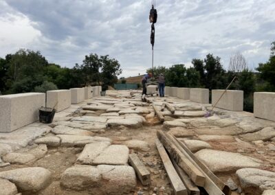 Puente Pero Viseu en obras